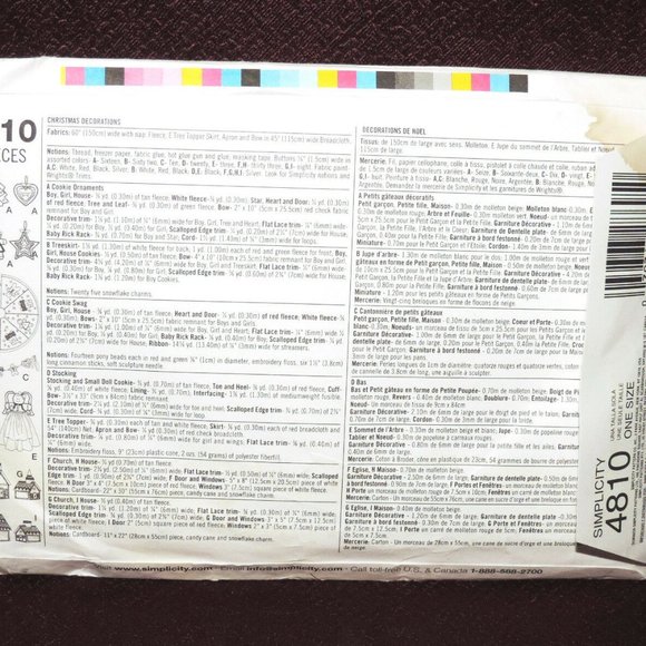 Simplicity, #4810 Holiday Pattern Collection - Picture 2 of 3